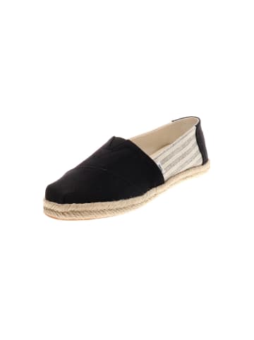 TOMS Espadrilles in Schwarz/Beige