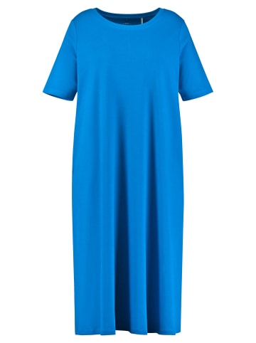 SAMOON Kleid Gewirke in Digital Blue