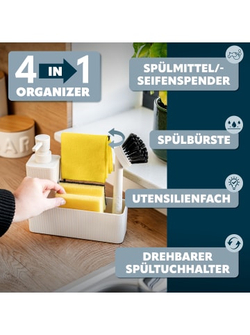 eluno Spülbecken Organizer ca. 20,5 x 22,5 x 6,5 cm (B/H/T)