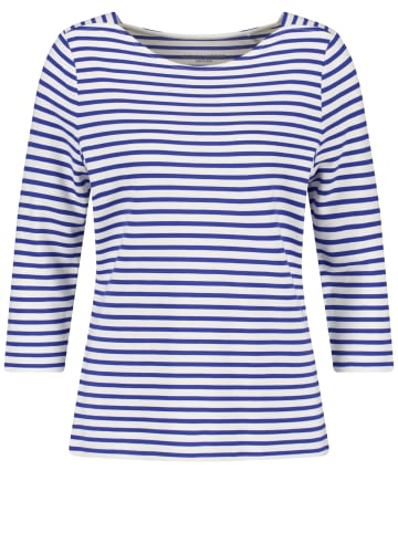 Gerry Weber T-Shirt 3/4 Arm in Ecru/Weiss/Blau Ringel