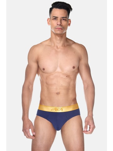 Oboy Slip GOLD in navy