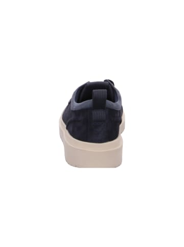 Clarks Schnürer Polden Moc in Blau