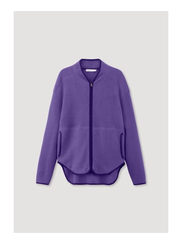 Hessnatur Fleece-Jacke in violett