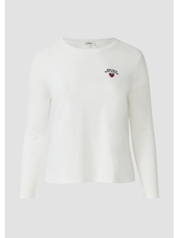 s.Oliver T-Shirt in 02D0_creme