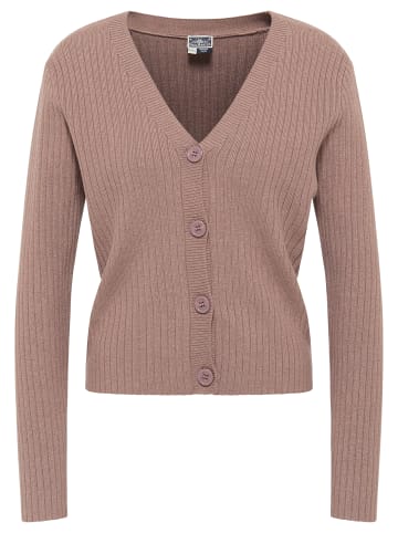 DreiMaster Maritim Strickjacke in Taupe