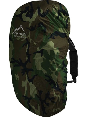 Normani Outdoor Sports Rucksack-Regenüberzug für 100-130 Liter Raincover in Woodland