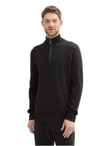 Tom Tailor Pullover STRUCTURED KNIT TROYER in Grau