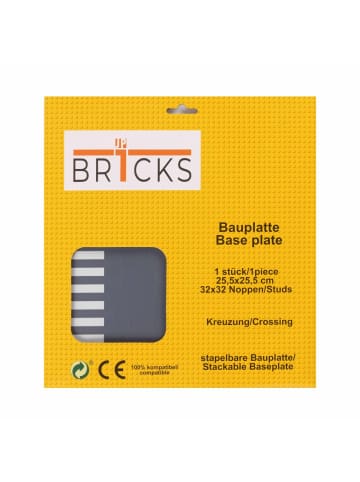 Wisam BR1CKS Baseplate Kreuzung 32x32