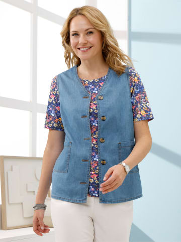 Sieh an! Jeans-Weste in blue-bleached