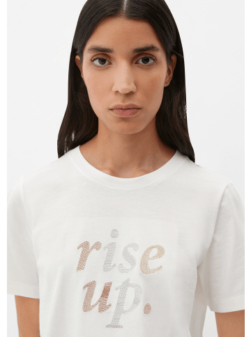 s.Oliver T-Shirt kurzarm in Creme