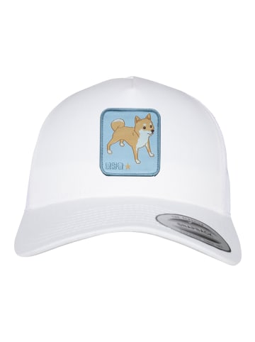 F4NT4STIC Trucker Cap Shiba Inu in weiß