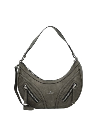 Replay Schultertasche 34 cm in washed black