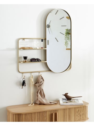 Beliani Wandspiegel BRION in Gold - (W) 72 x (H) 80 x (L) 4 cm