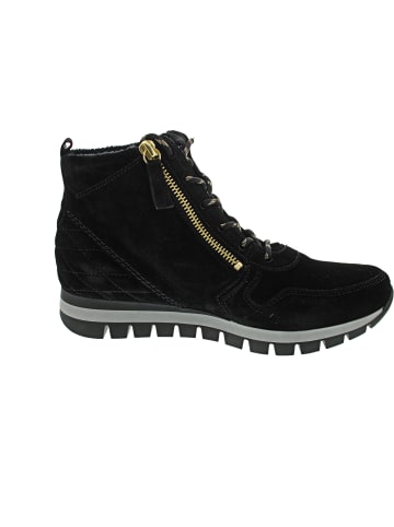 Gabor Comfort Schnürstiefel Schwarz
