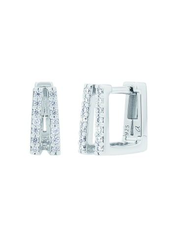 Noelani Creolen Silber 925, rhodiniert in Silber