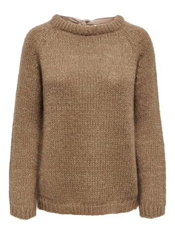 ONLY Strickpullover in Cocoa Créme