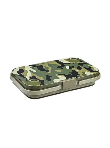 COFI 1453 3in1 Picknickkorb - Klappbarer Korb mit Deckel und Tischfunktion in Grün