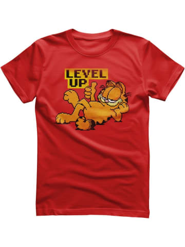 Garfield T-Shirt "Garfield Level Up T-Shirt" in Rot