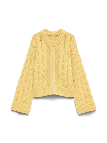 Vero Moda Strickjacke in Pale Banana
