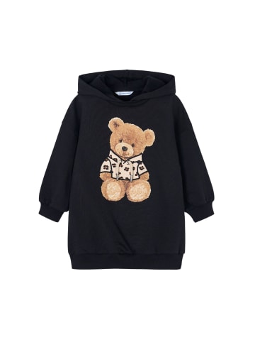 Mayoral Sweatkleid mit Kapuze in schwarz