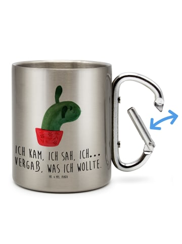 Mr. & Mrs. Panda Thermobecher Kaktus Mama mit Spruch in Silber