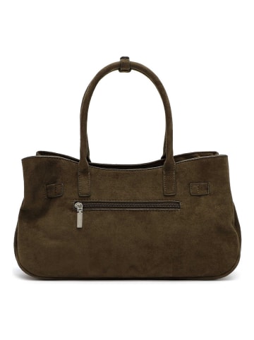 Tamaris TAS Melina Schultertasche Leder 39 cm in oliv