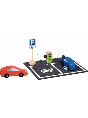 Goki E-Ladestation PowerLoad, mit 2 Fahrzeugen - ab 3 Jahren