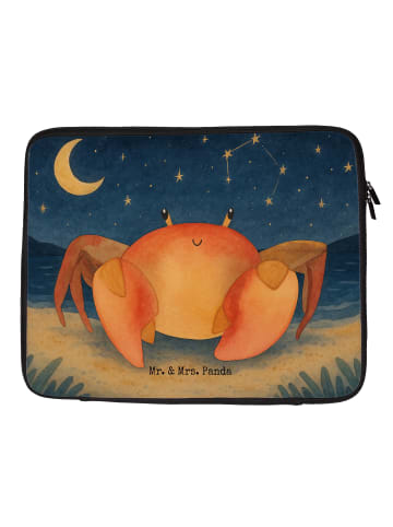 Mr. & Mrs. Panda Notebook Tasche Sternzeichen Krebs Design ohne ... in Weiß