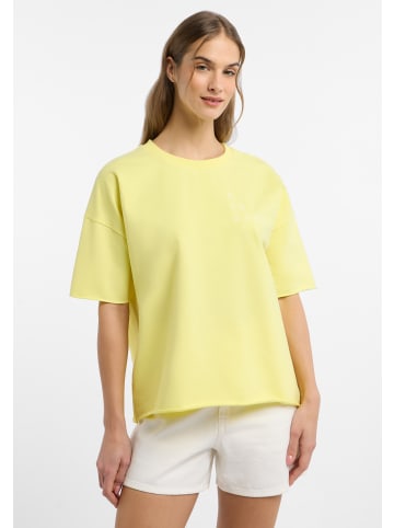 ELBSAND Sweatshirt Gaelle in Bright Yellow
