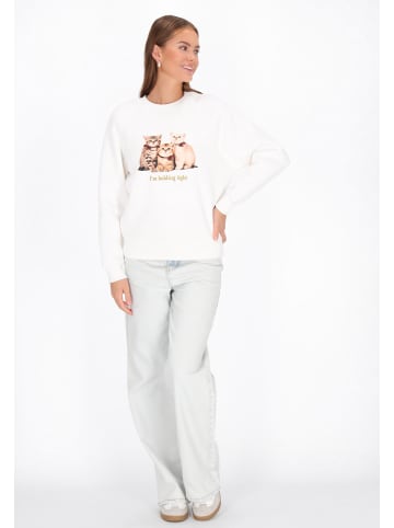 myMo Women Sweatshirt in offwhite