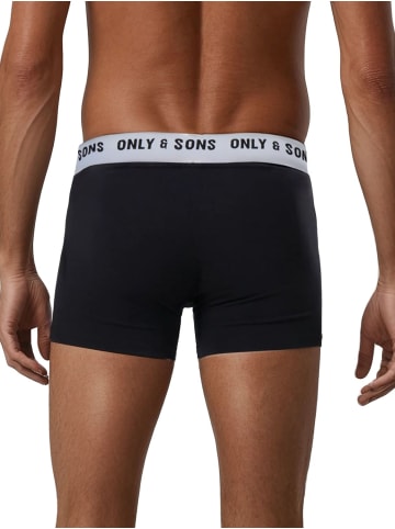 Only&Sons Trunk ONSSCOTT 8 PACK regular/straight in Schwarz