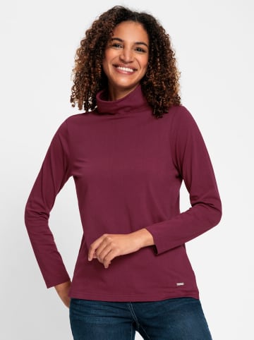 WITT WEIDEN Rollkragen-Shirt in bordeaux