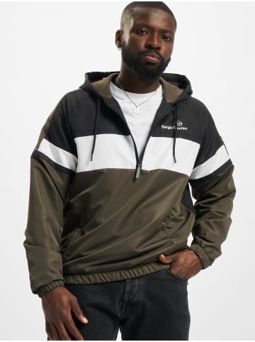Sergio Tacchini Trainingsjacken in black/olive