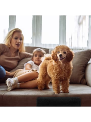 relaxdays Hundetreppe in Schwarz - (B)35x (H)30 x (T)45 cm