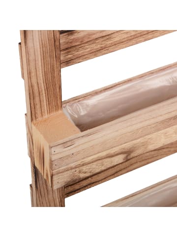 UNUS Paletten Pflanzkasten in Braun