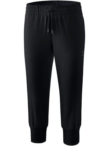 erima Damen 3/4 Hose in schwarz