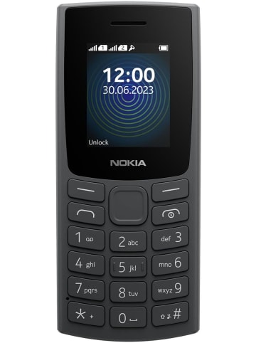 Nokia 110 Feature Phone rückwärtiger Kamera Charcoal