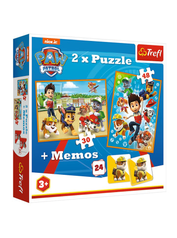 Paw Patrol Memo Spiel & Puzzle Box | 30 & 48 Teile | Paw Patrol