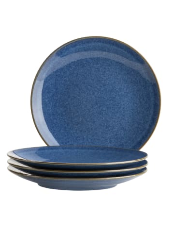 Mäser Dessertteller-Set, Keramik Ossia in Blau