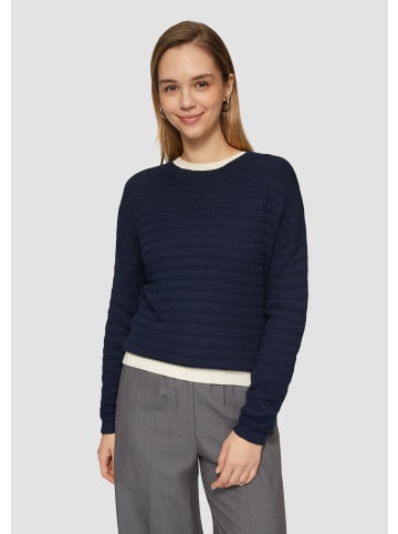QS Strickpullover in 5872_tiefblau