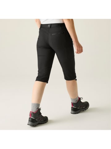 Regatta 3/4 Capri Hose Xert Stretch Wanderhose in Schwarz