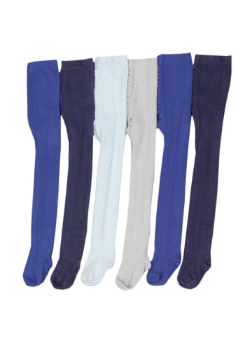 TupTam Baby Jungen Strickstrumpfhose 6er Pack in blau