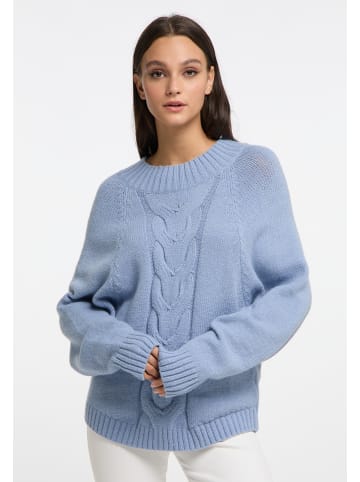 VINAJA Women Strick Pullover in Blau