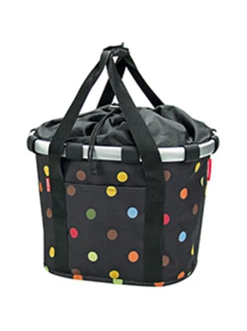 KLICKfix Vorderradkorb "Bike Basket" in schwarz/bunt