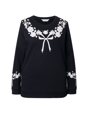 MIAMODA Sweatshirt in schwarz