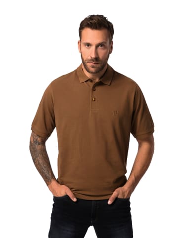 JP1880 Poloshirt in kupferbraun