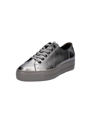 Paul Green Sneaker in Grau Metallic