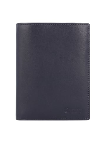 Esquire Viktoria Geldbörse RFID Leder 10 cm blau