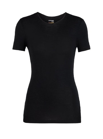 icebreaker T-shirt Wmns 175 Everyday SS Crewe in Schwarz