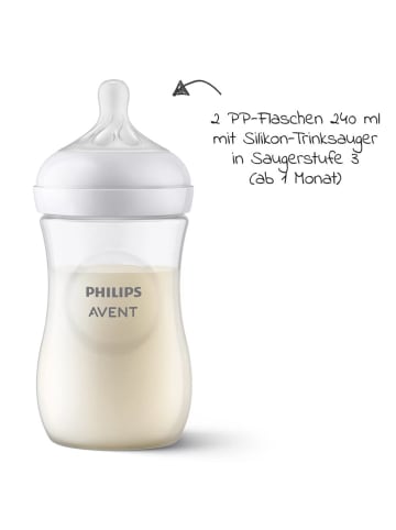 Philips Avent 7-tlg. Neugeborenen-Starter-Set Natural in weiss